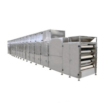 Continous camphor silkworm pupae microwave Mesh Conveyor Belt Dryer/Drying Machine